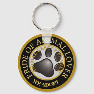 Pride of Animal Lover Classic Round  Key Ring