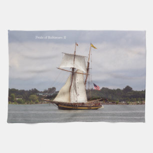 Pride of Baltimore II kitchen towel
