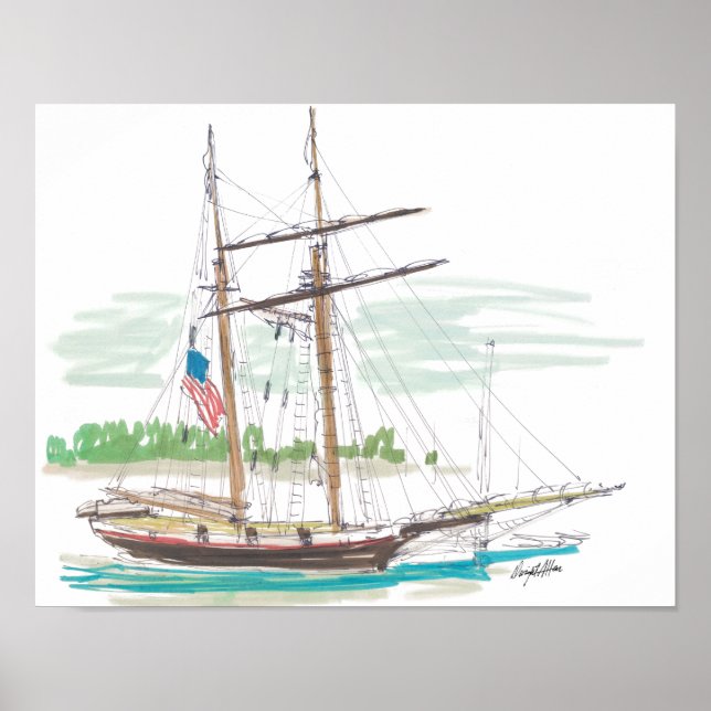 Pride of Baltimore Poster (Front)