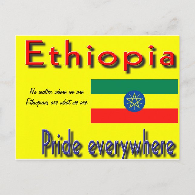 pride of ethiopia postcard (Front)