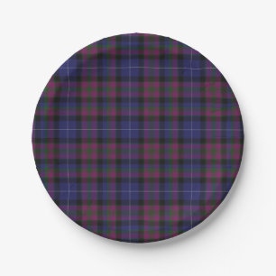Pride of Scotland Tartan Plaid Paper Plate