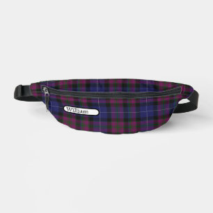 Pride of Scotland Tartan Plaid Personalised Bum Bags