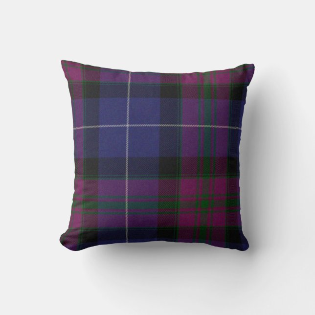 Pride of Scotland Tartan Plaid Pillow (Front)