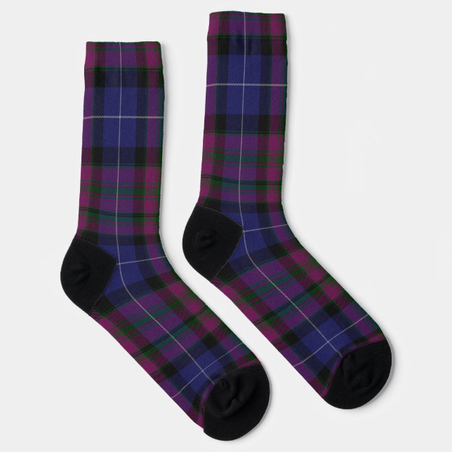 Pride of Scotland Tartan Plaid Socks (Right)