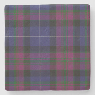 Pride of Scotland Tartan Plaid Stone Coaster