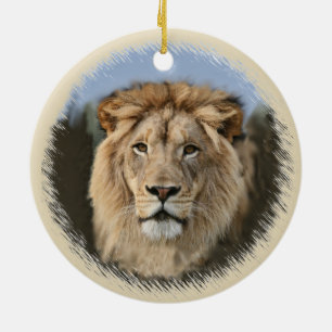 Pride of The Lion Ceramic Tree Decoration