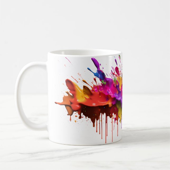 Pride Paint Splash Mug (Left)