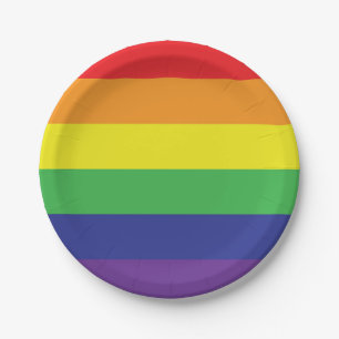 pride paper plate