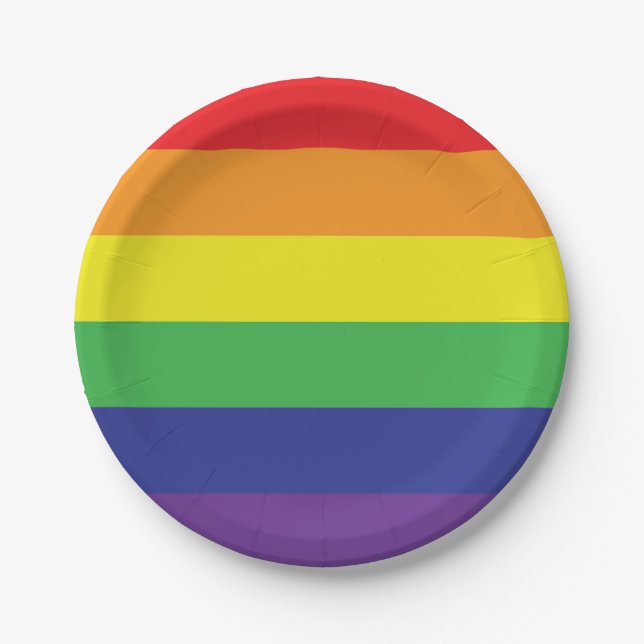 pride paper plate (Front)