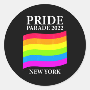 Pride Parade 2022 New York City _1 Classic Round Sticker