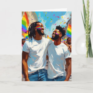 Pride Parade Embrace Card
