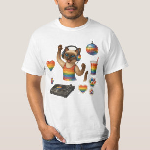 Pride Paws Cat-inspired Pride LGBTQ T-Shirt