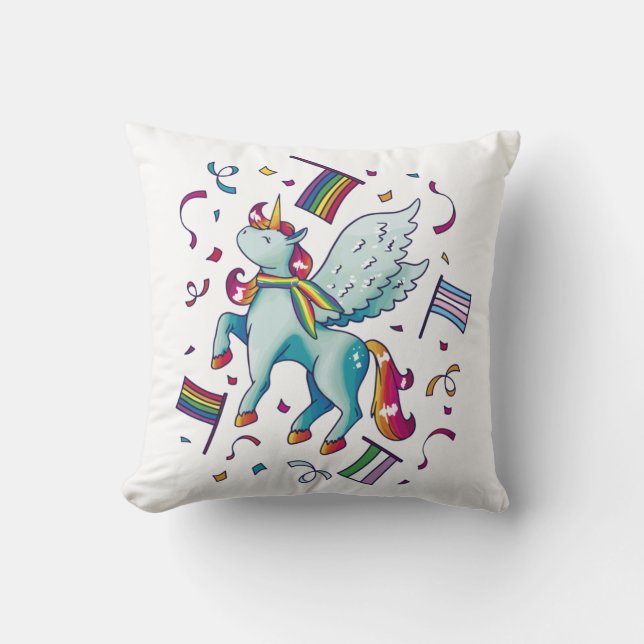 Pride Pegasus  Cushion (Front)