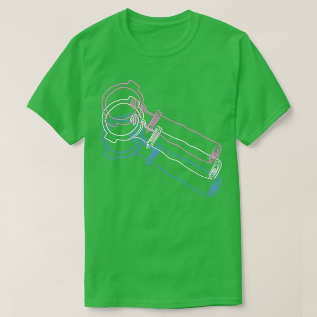 Pride Portafilters trans flag T-Shirt (Design Front)