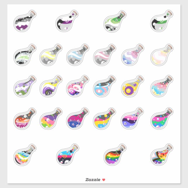 Pride Potions Sticker Sheet (Sheet)