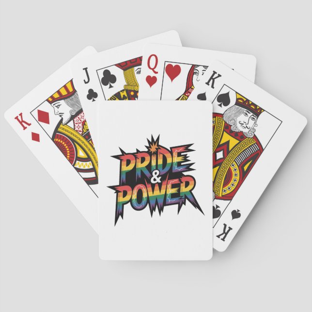 Pride & Power LGBTQ Playing Cards (Back)