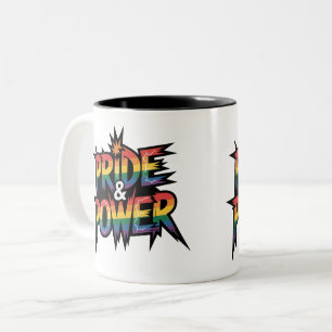 Pride & Power LGBTQ Two-Tone Coffee Mug