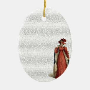Pride & Prejudice Ceramic Tree Decoration