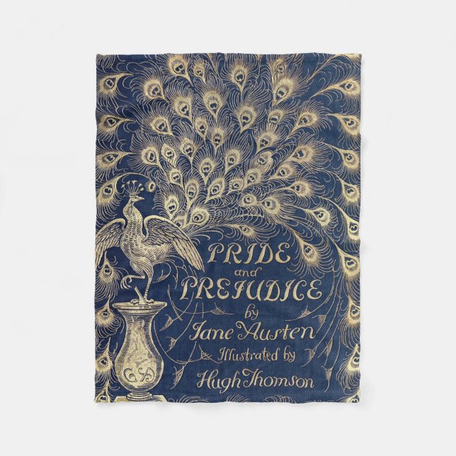 Pride & Prejudice Fleece Throw (Front)