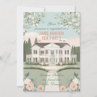 Pride & Prejudice Manor House Invitation