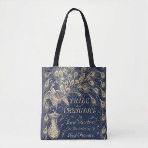 Pride & Prejudice Peacock All Over Tote