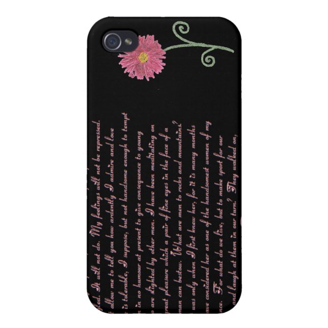 Pride & Prejudice Quotes Case (Back)