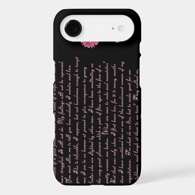 Pride & Prejudice Quotes Case (Back)