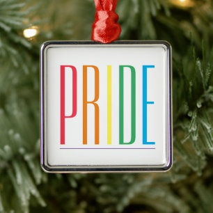 PRIDE Premium Square Ornament