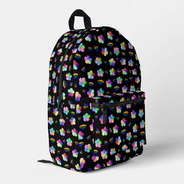 Pride Printed Backpack (Back Corner Left)
