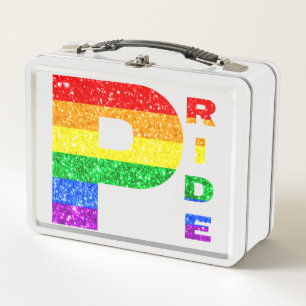 "PRIDE" RAINBOE #3 METAL LUNCH BOX