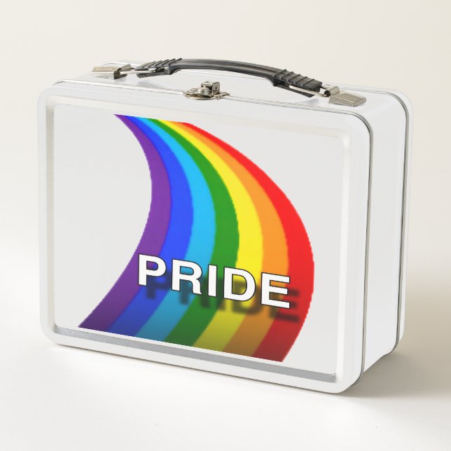 PRIDE RAINBOW #1 METAL LUNCH BOX (Front)