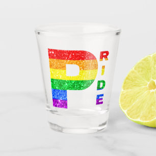 "PRIDE" RAINBOW #3 SHOT GLASS