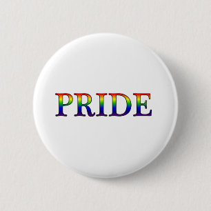 Pride -- Rainbow background 6 Cm Round Badge