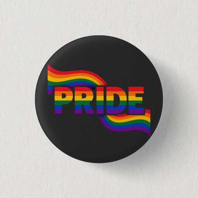 Pride Rainbow Celebration 3 Cm Round Badge (Front)
