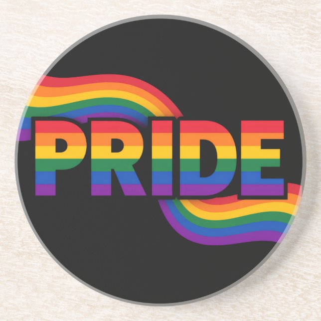 Pride Rainbow Celebration Coaster (Front)