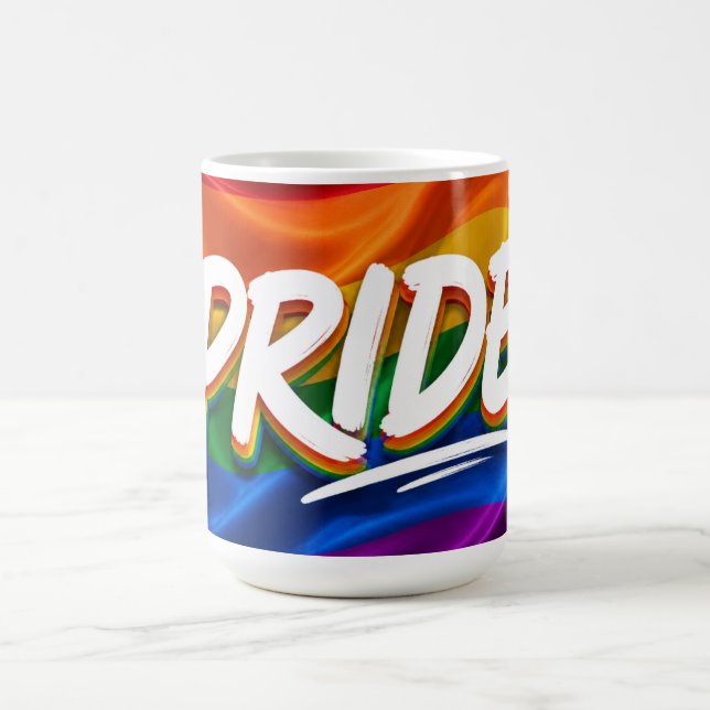 Pride Rainbow Celebration Coffee Mug (Center)