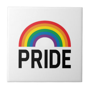 Pride Rainbow Ceramic Tile