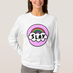 Pride- rainbow color with clouds. T-Shirt
