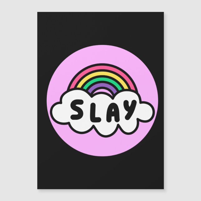 Pride- rainbow colour with clouds.       (Front)