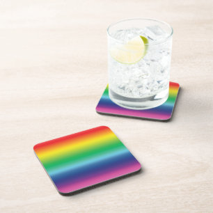 pride rainbow flag colour lgbt lgbtq coaster