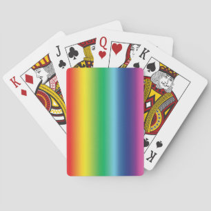 pride rainbow flag colour lgbt playing cards