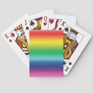 pride rainbow flag colour lgbt playing cards
