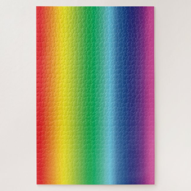 pride rainbow flag colours lgbt jigsaw puzzle (Vertical)