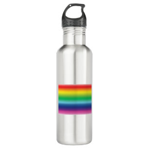 pride rainbow flag colours lgbt lgbtq 710 ml water bottle