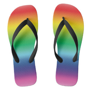 pride rainbow flag colours lgbt lgbtq Flip Flops