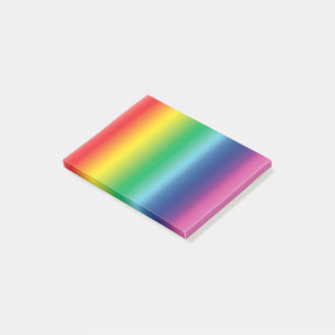 pride rainbow flag colours lgbt post-it notes