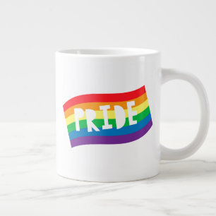 Pride Rainbow Flag Large Coffee Mug