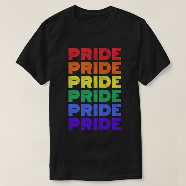 Pride Rainbow flag (LGBT) T-Shirt (Design Front)