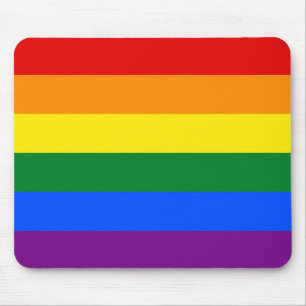 Pride Rainbow Flag Mouse Pad