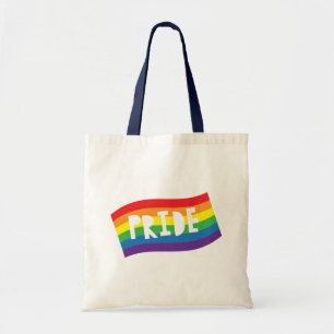 Pride Rainbow Flag Tote Bag